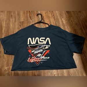 Nasa cropped tee